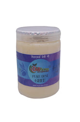 Natural Premium Desi Ghee By GillAcres | Highly Nutritious & Healthy Desi Ghee Helps Keep Your Boost Energy | (500ml) 16.9 Ounce | Jar Pack